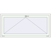 REHAU OPTIMUM EURO-DESIGN 70 1500x700 mm RAL 9016 Traffic white two-sided