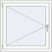 KORSA OPTIMUM REHAU EURO 70 900x900 mm KORSA OPTIMUM REHAU EURO 70 900x900 mm