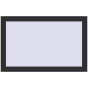 REHAU OPTIMUM EURO-DESIGN 70 850x550 mm ANTHRACITE_GREY_GLATT two-sided