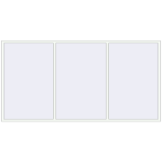 REHAU OPTIMUM EURO-DESIGN 70 3350x1700 mm RAL 9016 Traffic white two-sided