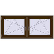 REHAU ENERGY-SAVING SYNEGO MD 1620x710 mm DARK_OAK dwustronny REHAU ENERGY-SAVING SYNEGO MD 1620x710 mm DARK_OAK dwustronny