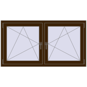 REHAU ENERGY-SAVING SYNEGO MD 1530x815 mm DARK_OAK dwustronny REHAU ENERGY-SAVING SYNEGO MD 1530x815 mm DARK_OAK dwustronny