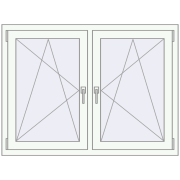 REHAU ENERGY-SAVING SYNEGO MD 1260x935 mm DARK_OAK zewnętrzny REHAU ENERGY-SAVING SYNEGO MD 1260x935 mm DARK_OAK zewnętrzny