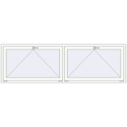 Okna skrzydłowe 2425x750 mm KORSA ENERGY-SAVING REHAU SYNEGO MD