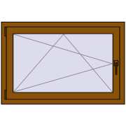 CLASICTHERM 70 1100x700 mm GOLDEN OAK dwustronny