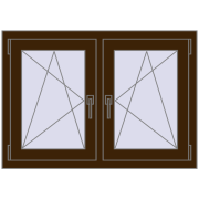 Okna skrzydłowe 1020x710 mm REHAU ENERGY-SAVING SYNEGO MD DARK_OAK dwustronny Okna skrzydłowe 1020x710 mm REHAU ENERGY-SAVING SYNEGO MD DARK_OAK dwustronny