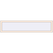 REHAU OPTIMUM EURO-DESIGN 70 1800x400 mm CREAME_WHITE_50L-2 two-sided
