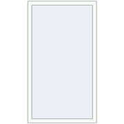 ALU STANDARD 72 900x1500 mm RAL 9016 Traffic white two-sided