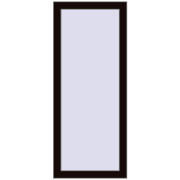REHAU OPTIMUM EURO-DESIGN 70 520x1150 mm BLACK_BROWN two-sided
