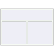 ALU STANDARD 72 2000x1400 mm RAL 9016 Traffic white two-sided
