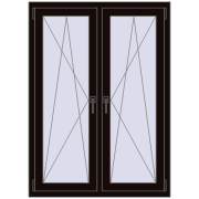 REHAU ENERGY-SAVING SYNEGO MD 1005x1400 mm BLACK_BROWN dwustronny REHAU ENERGY-SAVING SYNEGO MD 1005x1400 mm BLACK_BROWN dwustronny