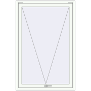 REHAU ENERGY-SAVING SYNEGO MD 1000x1500 mm RAL 9016 Traffic white two-sided