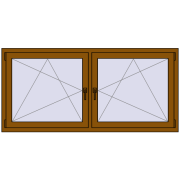REHAU ENERGY-SAVING SYNEGO MD 1770x845 mm GOLDEN OAK two-sided REHAU ENERGY-SAVING SYNEGO MD 1770x845 mm GOLDEN OAK two-sided