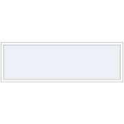 REHAU OPTIMUM EURO-DESIGN 70 2300x750 mm RAL 9016 Traffic white two-sided