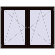 REHAU ENERGY-SAVING SYNEGO MD 1665x1280 mm BLACK_BROWN dwustronny REHAU ENERGY-SAVING SYNEGO MD 1665x1280 mm BLACK_BROWN dwustronny