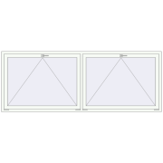 REHAU OPTIMUM EURO-DESIGN 70 2650x1000 mm ANTHRACITE_GREY_STRUKTURAL external