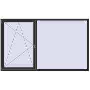 KORSA ENERGY-SAVING REHAU SYNEGO MD 2490x1470 mm