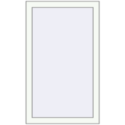REHAU RENOVATION EURO 70 600x1000 mm RAL 9016 Traffic white two-sided