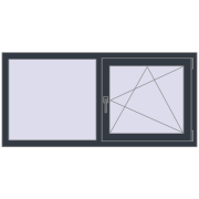 EPSILON OPTIMA 1500x700 mm ANTHRACITE_GREY_STRUKTURAL dwustronny EPSILON OPTIMA 1500x700 mm ANTHRACITE_GREY_STRUKTURAL dwustronny