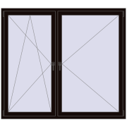 Okna skrzydłowe 1800x1600 mm KORSA ENERGY-SAVING REHAU SYNEGO MD Okna skrzydłowe 1800x1600 mm KORSA ENERGY-SAVING REHAU SYNEGO MD