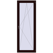 REHAU OPTIMUM EURO-DESIGN 70 800x2200 mm CHOCOLATE_BROWN two-sided