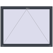 REHAU ENERGY-SAVING SYNEGO MD 1800x1400 mm ANTHRACITE_GREY_STRUKTURAL two-sided