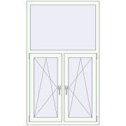 KORSA ENERGY-SAVING REHAU SYNEGO MD 1000x1700 mm