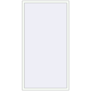 REHAU OPTIMUM EURO-DESIGN 70 1100x2100 mm RAL 9016 Traffic white two-sided