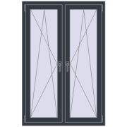Okna skrzydłowe 1005x1505 mm REHAU ENERGY-SAVING SYNEGO MD ANTHRACITE_GREY_STRUKTURAL dwustronny Okna skrzydłowe 1005x1505 mm REHAU ENERGY-SAVING SYNEGO MD ANTHRACITE_GREY_STRUKTURAL dwustronny