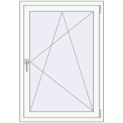 REHAU ENERGY-SAVING SYNEGO MD 800x1200 mm ANTHRACITE_GREY_STRUKTURAL external