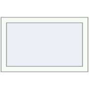 REHAU ENERGY-SAVING SYNEGO MD 800x500 mm RAL 9016 Traffic white two-sided