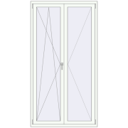 Okna skrzydłowe 1140x2140 mm KORSA RENOVATION REHAU EURO 70 Okna skrzydłowe 1140x2140 mm KORSA RENOVATION REHAU EURO 70