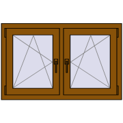 Okna skrzydłowe 1065x650 mm REHAU ENERGY-SAVING SYNEGO MD GOLDEN OAK dwustronny Okna skrzydłowe 1065x650 mm REHAU ENERGY-SAVING SYNEGO MD GOLDEN OAK dwustronny