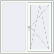 KORSA OPTIMUM REHAU EURO 70 1200x1200 mm
