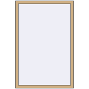 ALU STANDARD 72 1000x1500 mm RAL 1001 Beige two-sided