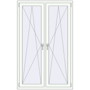 KORSA OPTIMUM REHAU EURO 70 1100x1750 mm