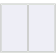 REHAU OPTIMUM EURO-DESIGN 70 2700x2400 mm RAL 9016 Traffic white dwustronny