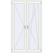 KORSA OPTIMUM REHAU EURO 70 1090x1850 mm