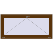 REHAU OPTIMUM EURO-DESIGN 70 1500x700 mm WALNUT two-sided