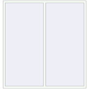 REHAU OPTIMUM EURO-DESIGN 70 2000x2100 mm RAL 9016 Traffic white two-sided