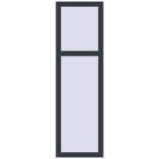 REHAU OPTIMUM EURO-DESIGN 70 460x1500 mm ANTHRACITE_GREY_STRUKTURAL two-sided