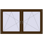 REHAU ENERGY-SAVING SYNEGO MD 1770x1040 mm DARK_OAK two-sided REHAU ENERGY-SAVING SYNEGO MD 1770x1040 mm DARK_OAK two-sided