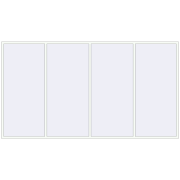 Okna skrzydłowe 4200x2300 mm REHAU OPTIMUM EURO-DESIGN 70 RAL 9016 Traffic white dwustronny