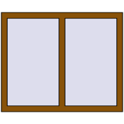 REHAU OPTIMUM EURO-DESIGN 70 1040x850 mm GOLDEN OAK two-sided