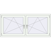 REHAU ENERGY-SAVING SYNEGO MD 1725x755 mm BLACK_ULTI-MATT zewnętrzny