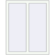 REHAU OPTIMUM EURO-DESIGN 70 800x1000 mm WALNUT external