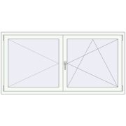 REHAU OPTIMUM EURO-DESIGN 70 1800x900 mm ANTHRACITE_GREY_STRUKTURAL external