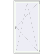 REHAU ENERGY-SAVING SYNEGO MD 1100x2200 mm RAL 9016 Traffic white two-sided
