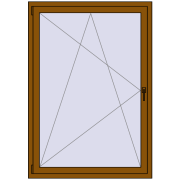 CLASICTHERM 70 1050x1600 mm GOLDEN OAK dwustronny