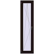 REHAU OPTIMUM EURO-DESIGN 70 500x2000 mm BLACK_BROWN two-sided
